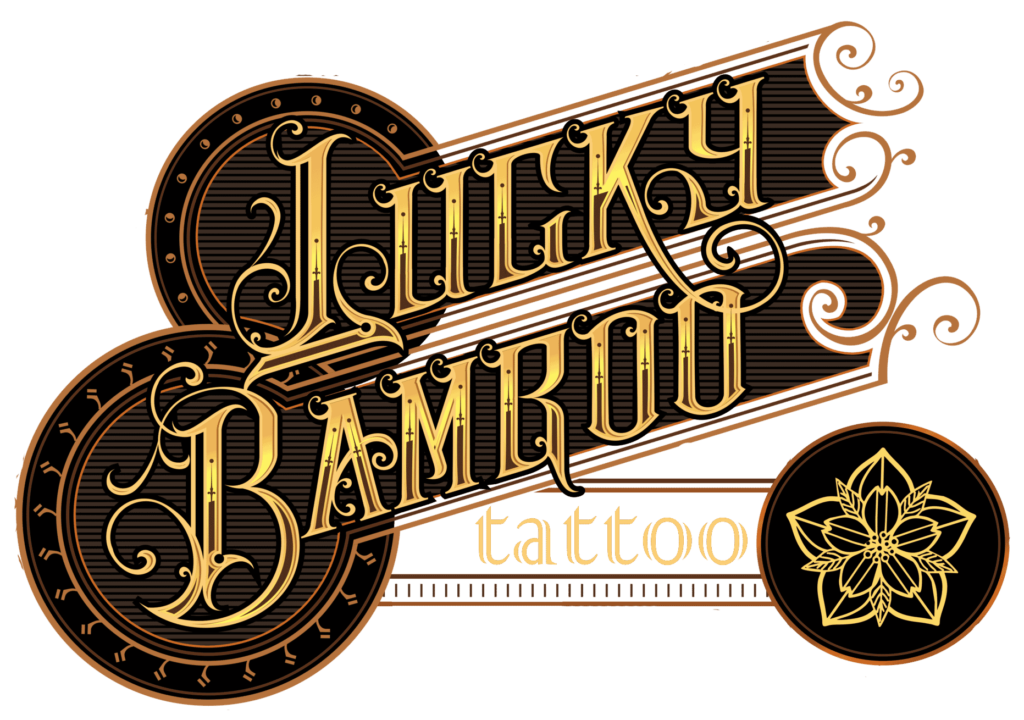 Lucky Bamboo Utah tattoo shop logo