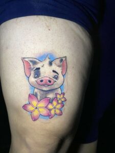 pig tattoo