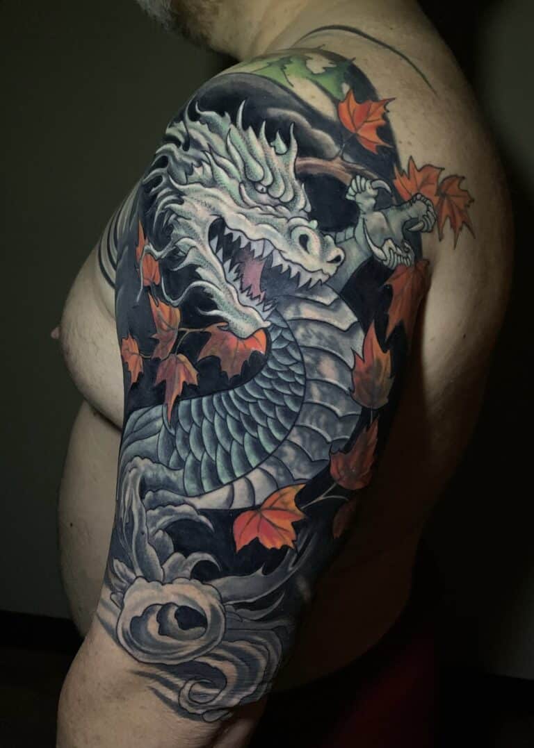 Dragon Tattoo on the shoulder