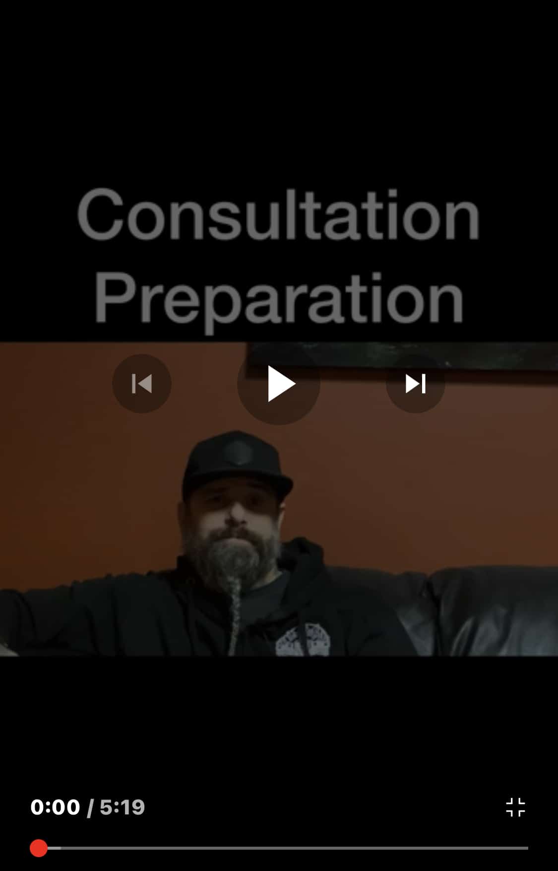 Tattoo consultation preparation video