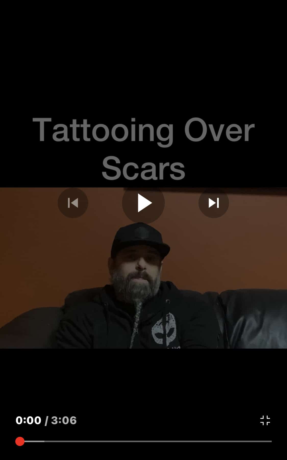 Tattooing over scars