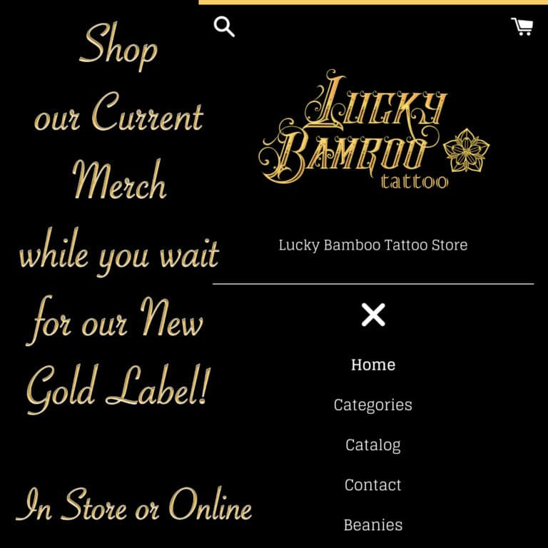 Lucky Bamboo Tattoo Store merch