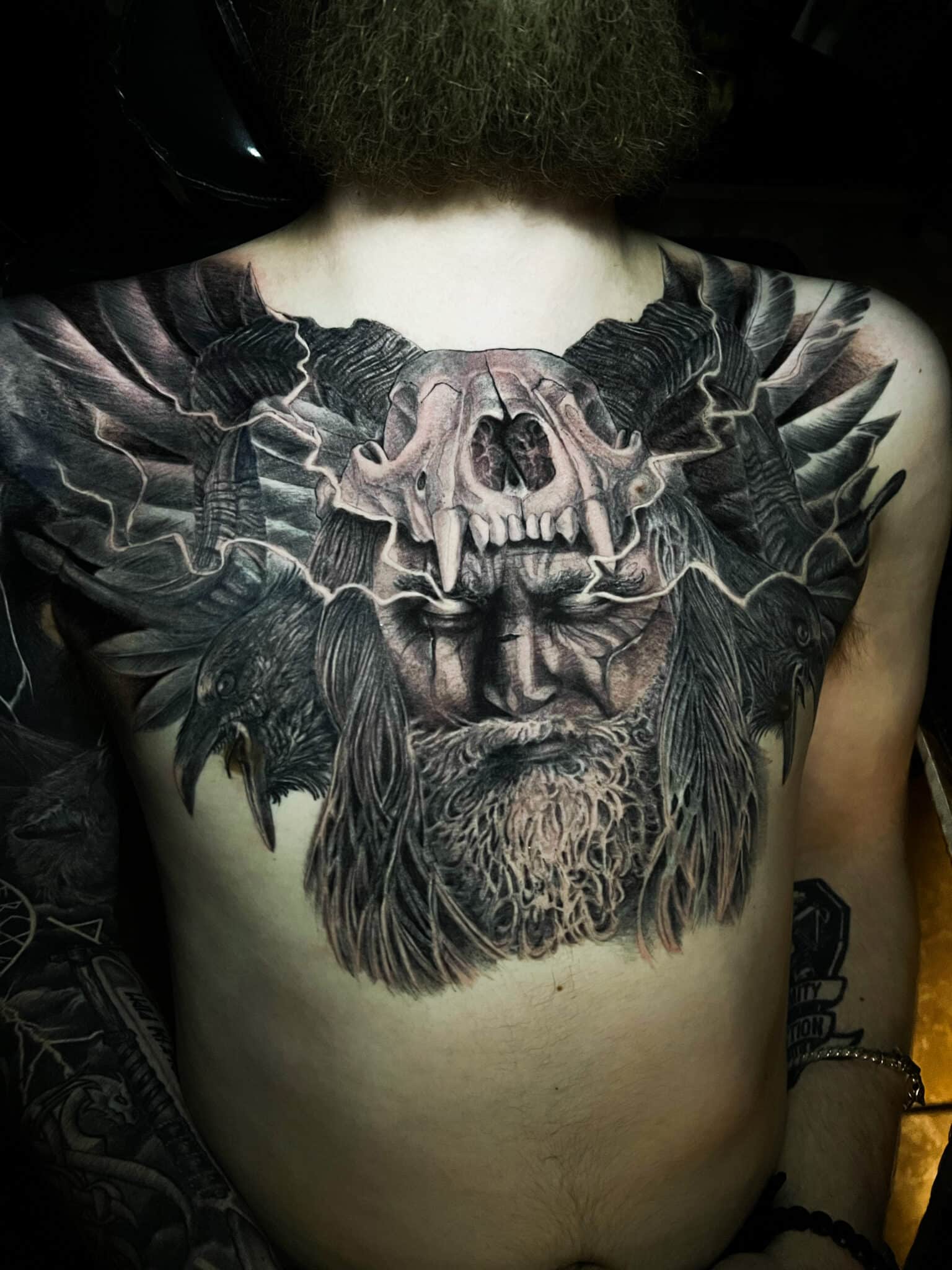 Cool back tattoo