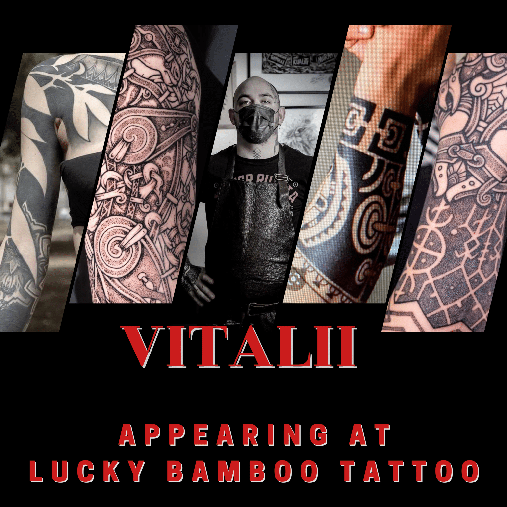 Vitalii Lucky Bamboo Tattoo guest artist