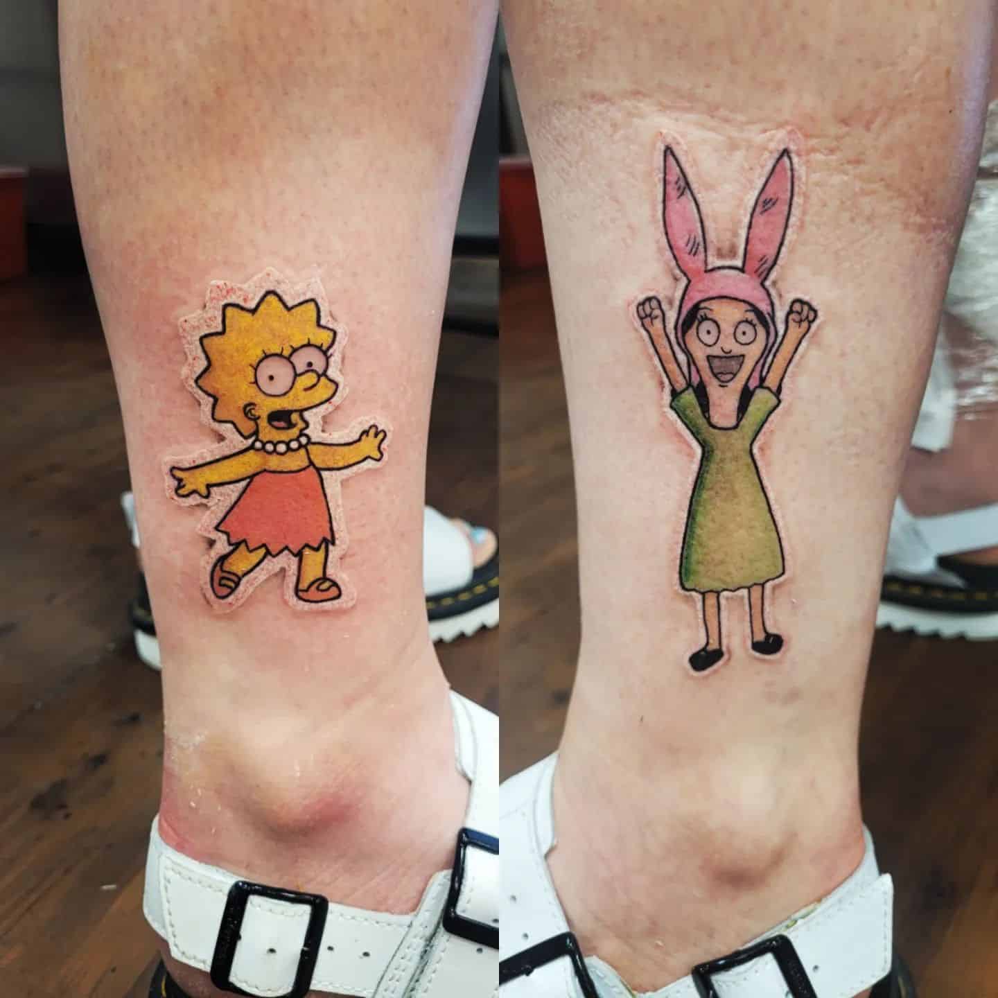 Cartoon tattoo