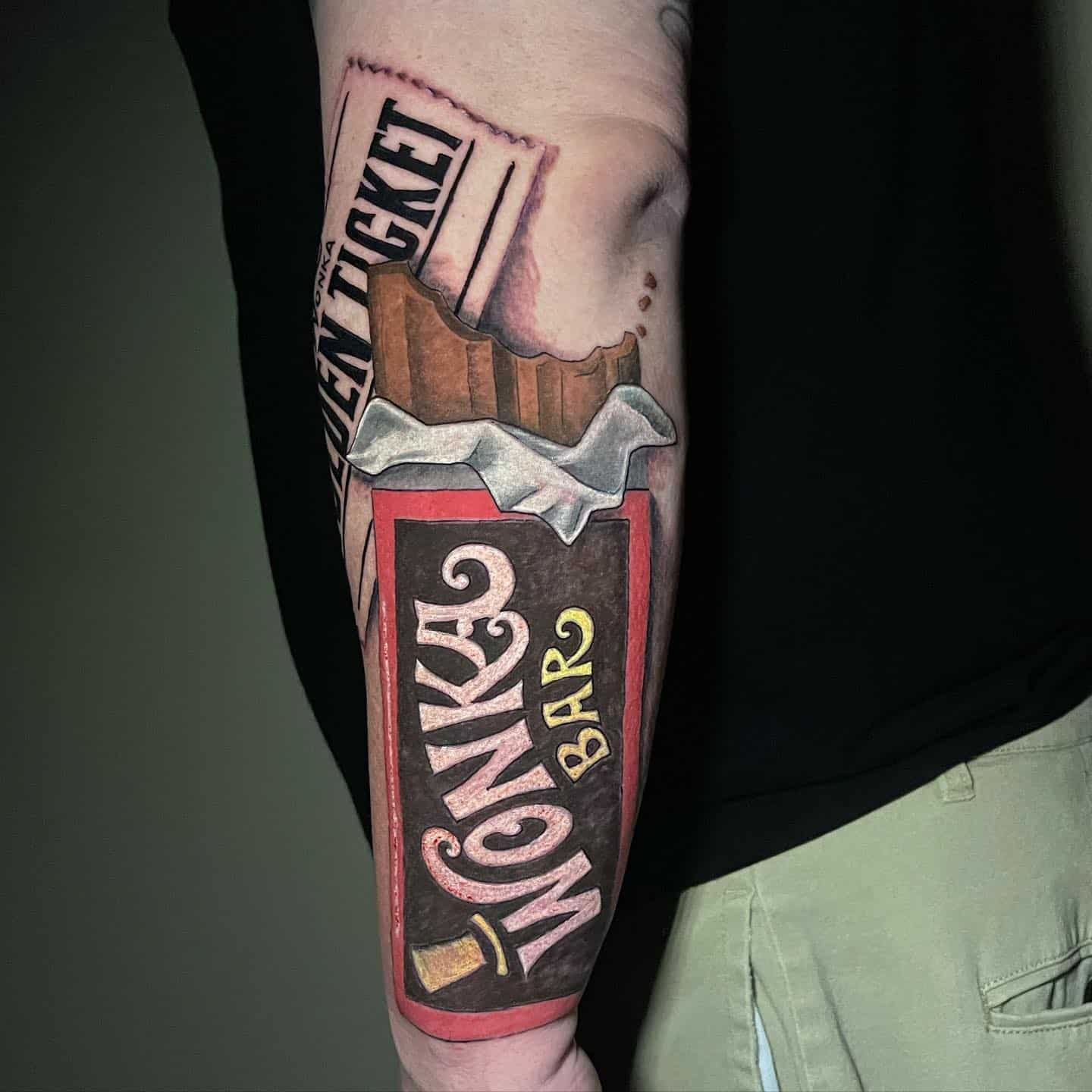 Willy wonka tattoo