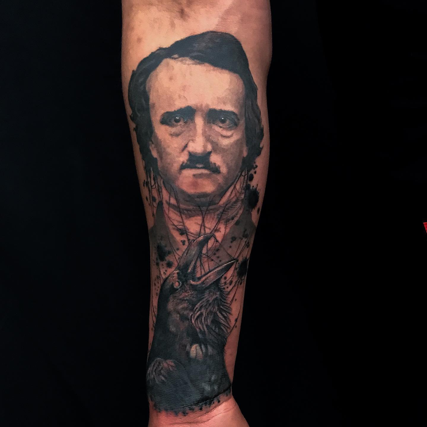 Tattoo of a man