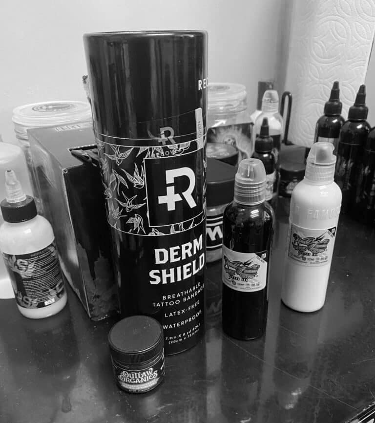 Aftercare products for tattoos